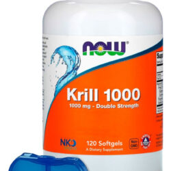 Óleo Krill 1000mg Now Foods Dupla Força 120sft
