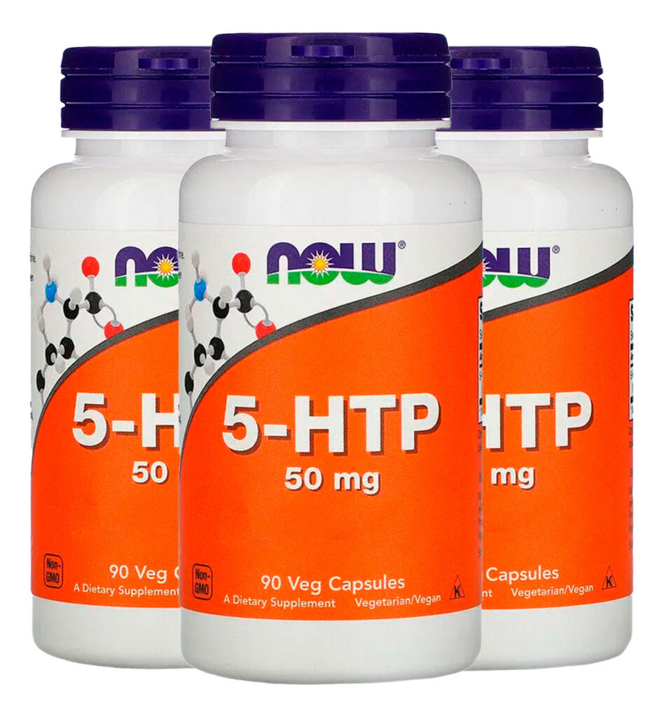 5-htp 50mg Now Foods 90veg Cápsulas Importado 3un