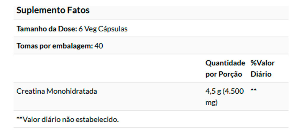 Creatina Monohidratada 750mg Now Foods 240caps Importado - Imagem 4