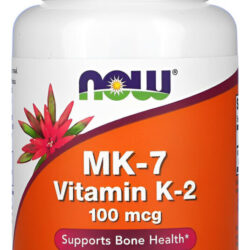 Now Foods Mk-7 Vitamina K-2 100mcg 60caps Veg No Brasil Sabor N/a