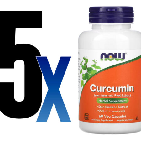 Curcumina Açafrão Da India 665mg Now Foods 60 Veg Caps 5un - Imagem 2