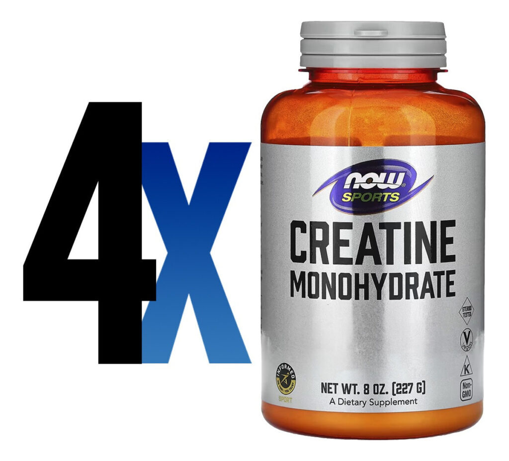 Creatina Monohidratada 227g Em Pó Importado 4un Now Foods - Imagem 2