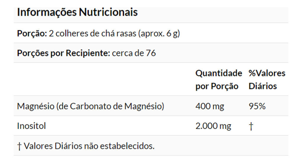 Magnésio Inositol Relax Pó Now Limonada + Porta Cápsulas - Imagem 4