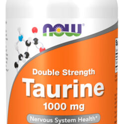 Taurina 1000mg Now Foods 250 Cápsulas Importado