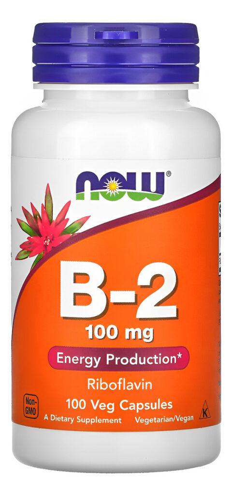Vitamina B-2 100mg Riboflavina 100 Cáps Importado