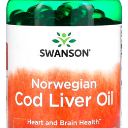 Óleo De Fígado Bacalhau 350mg Swanson 250 Soft Importado