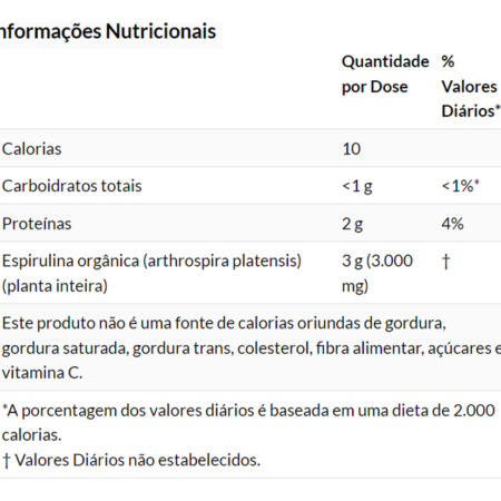 Spirulina 1000 Dupla Força Now Foods 120tab + Porta Cápsulas - Imagem 4