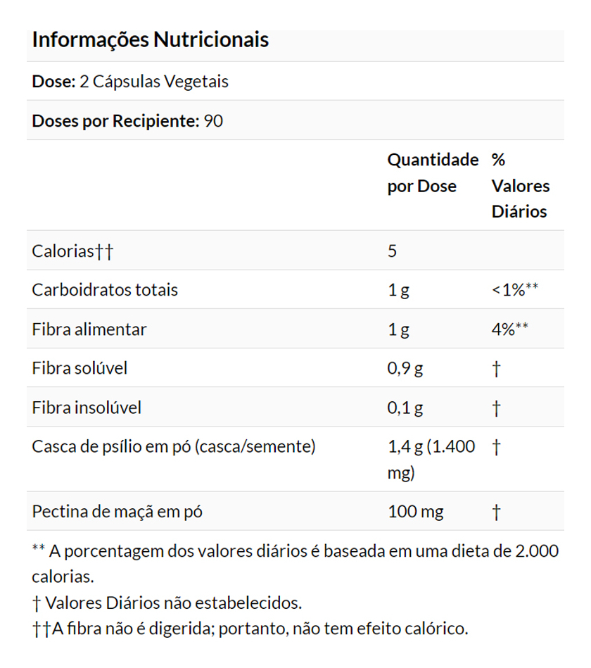 Casca Psyllium + Pectin Now Foods 180cap + Porta Cápsulas - Imagem 4