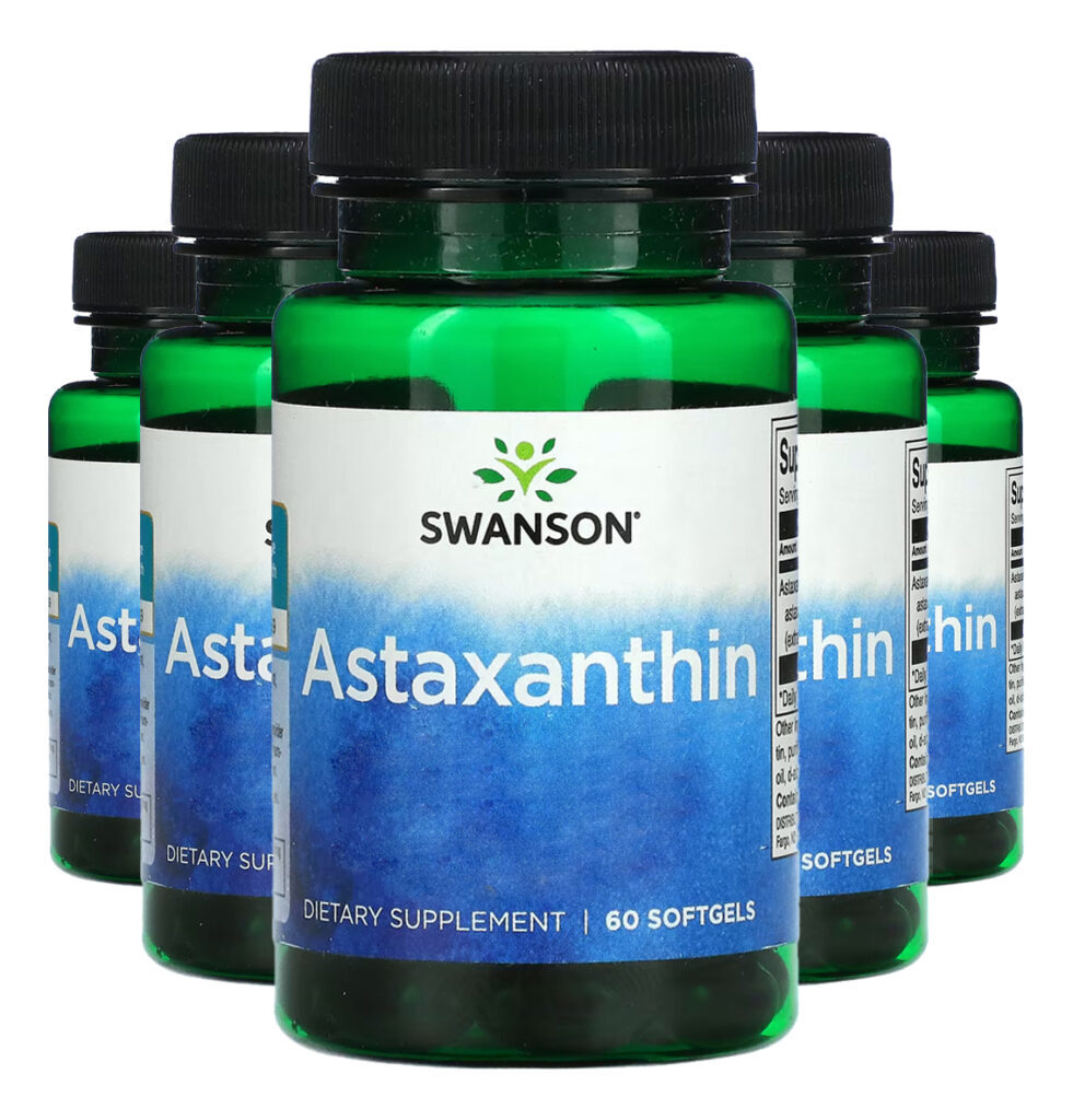 Astaxantina 4mg Swanson 60 Softgels Importado 5un