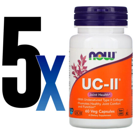 Colágeno Tipo 2 Uc-ii 40mg Now Foods 60 Veg Caps 5un - Imagem 2