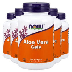 Aloe Vera 100mg Now Foods 250 Softgels Importado 5un