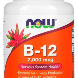 Vitamina B-12 2mg Now Foods 100 Pastilha Importado