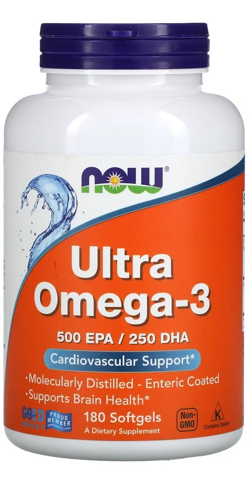 Now Foods Ultra Omega 3 180 Softgels No Brasil