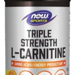 Now Foods L-carnitina 3000 Mg Sabor Cítrico De Força Tripla Sabor Cítrico