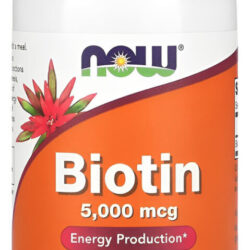 Suplemento En Capsulas Now Foods Biotina Sabor N/a De 60 Un