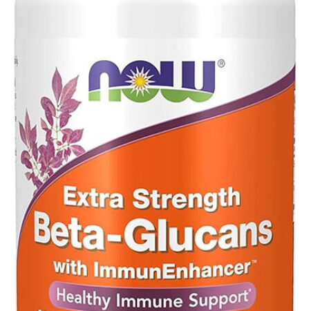 Beta-glucanos 1,3/1,6 Now Foods Beta-glucans 60veg Caps 5un Sabor Sem Sabor - Imagem 2