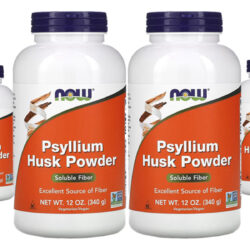 Pó De Casca De Psyllium 340g Now Foods Psyllium 4un