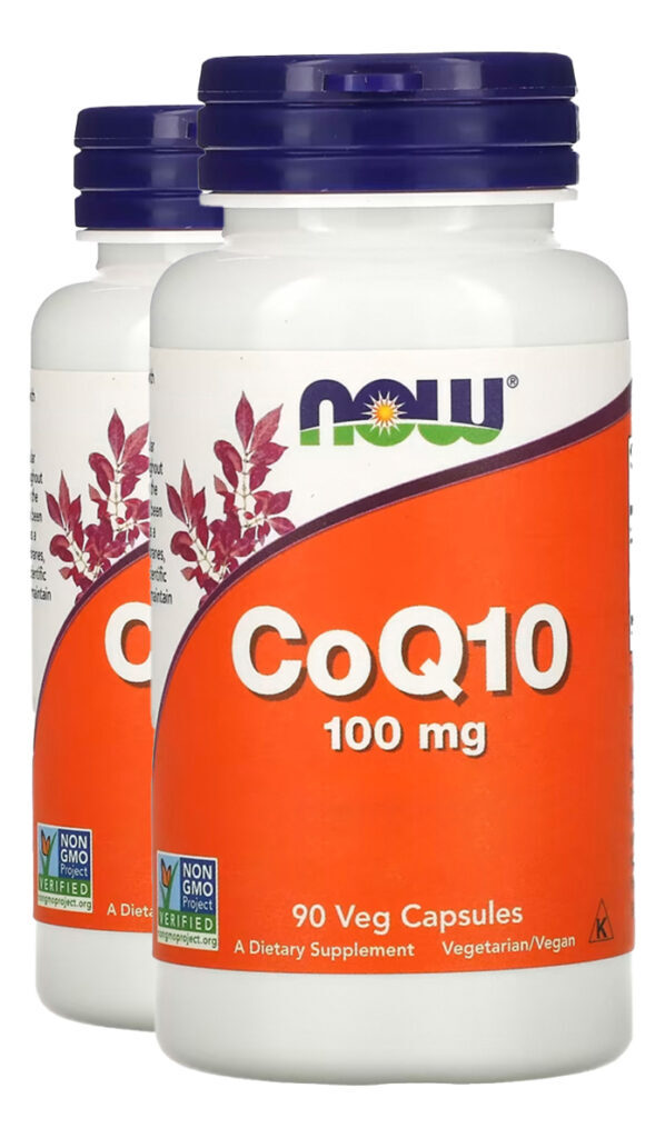 Coenzima Coq10 100mg 90 Veg Cápsulas Importado 2un Now Foods