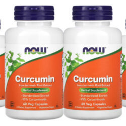 Curcumina Açafrão Da India 665mg Now Foods 60 Veg Caps 4un
