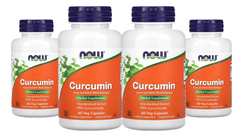 Curcumina Açafrão Da India 665mg Now Foods 60 Veg Caps 4un