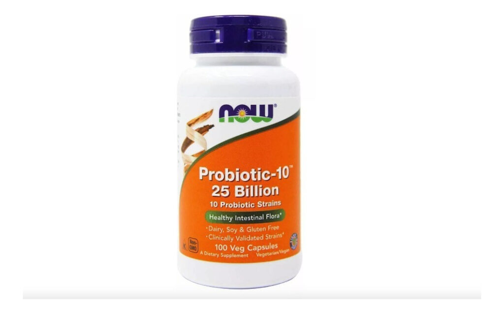 Probiotic-10 25 Billion Now Foods 100capsulas Veg Eua/usa Sabor Sem Sabor - Imagem 3