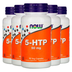 5-htp 50mg Now Foods 90veg Cápsulas Importado 5un
