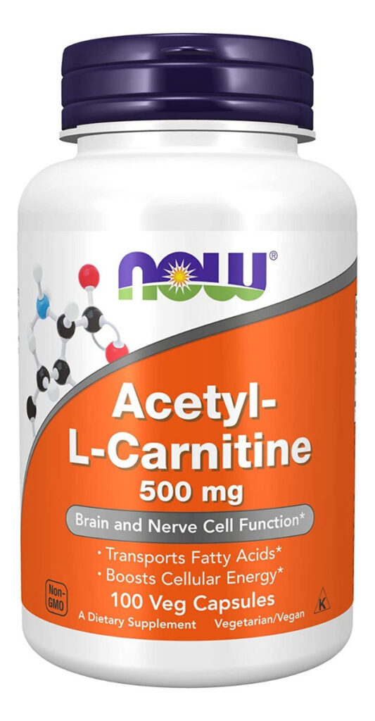 Suplemento En Cápsula Now Acetyl-l-carnitine X 100g