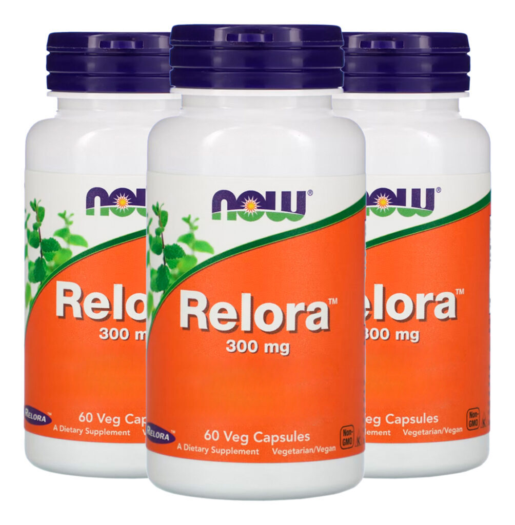 Relora Extracto 300mg Now Foods 60veg Cápsulas Importado 3un