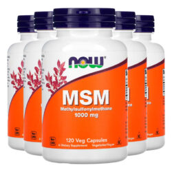 Msm 1000mg 120 Caps Importado 5un Now Foods