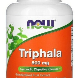 Triphala Indiana 120cps Bhibitaki Amalaki Haritaki Now Foods