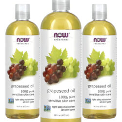 Óleo De Semente De Uva 473ml Now Foods Grapeseed Oil 3un