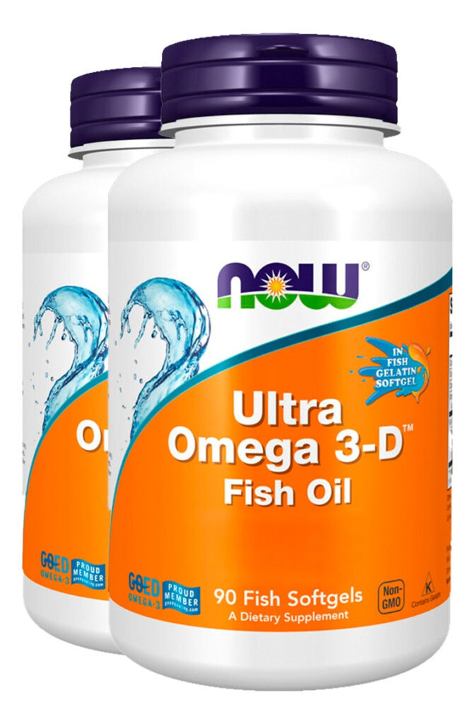 Ultra Omega 3-d 600epa/300dha 90soft Importado 2un Now Foods