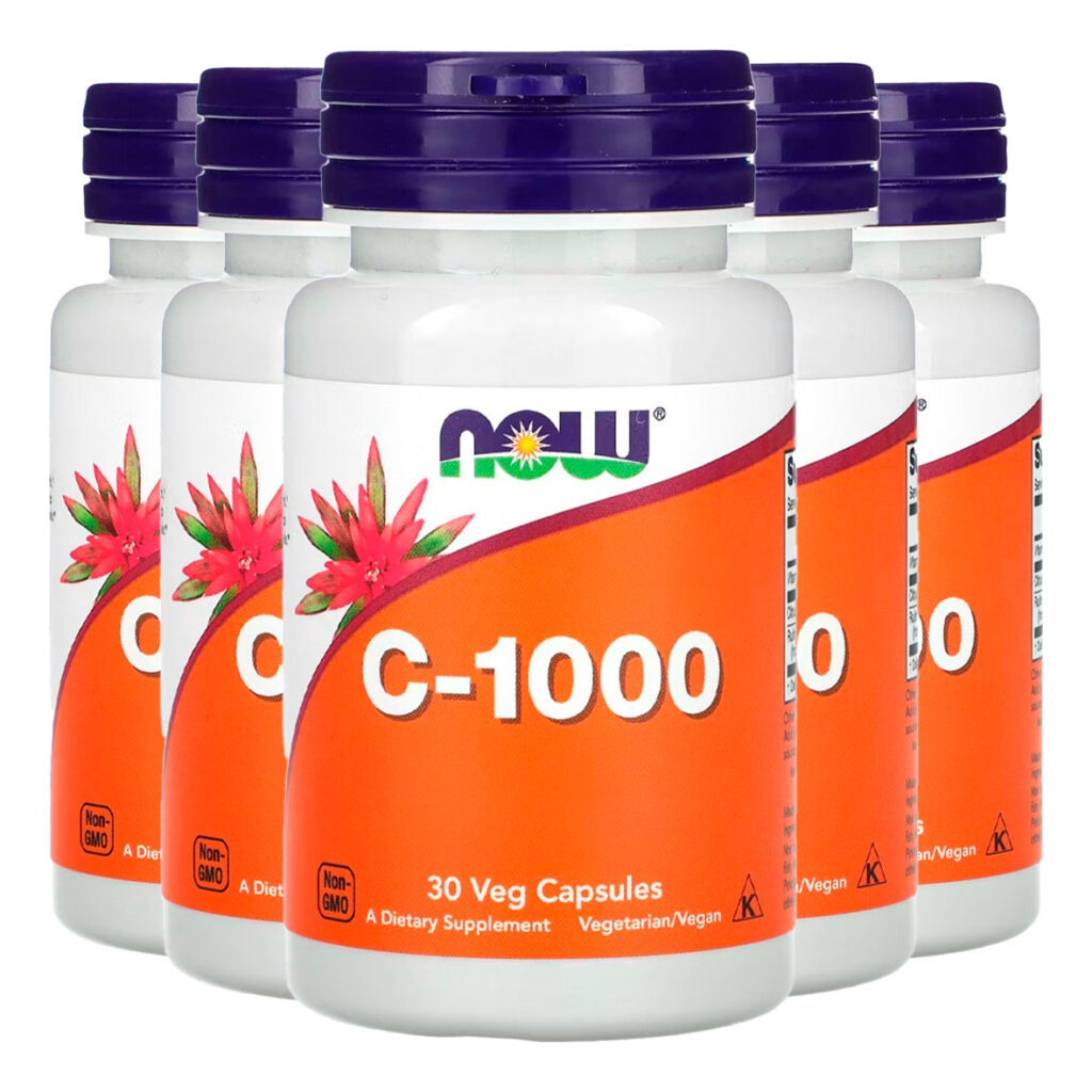Vitamina C-1000 30 Veg Cápsulas Importado 5un Now Foods