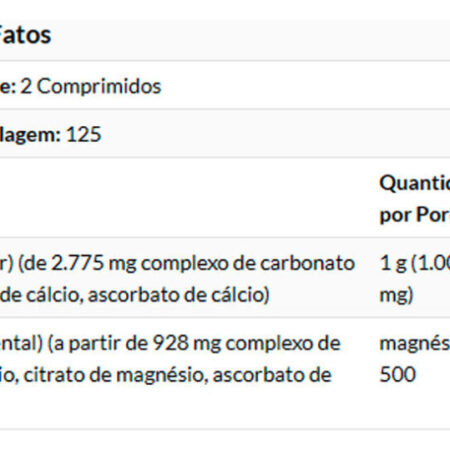 Cálcio E Magnésio 500/250mg 250 Tabs Importado 5un Now Foods - Imagem 5