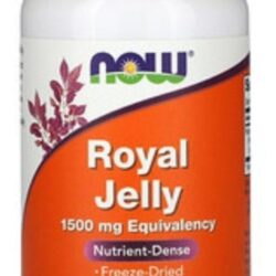 Royal Jelly Geleia Real 1.500 Mg 60 Cápsulas Now Foods - Eua Sabor Without Flavor