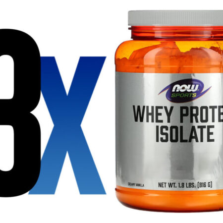 Whey Protein Pó 816 G Sabor Baunilha Importado 3un Now Foods - Imagem 2