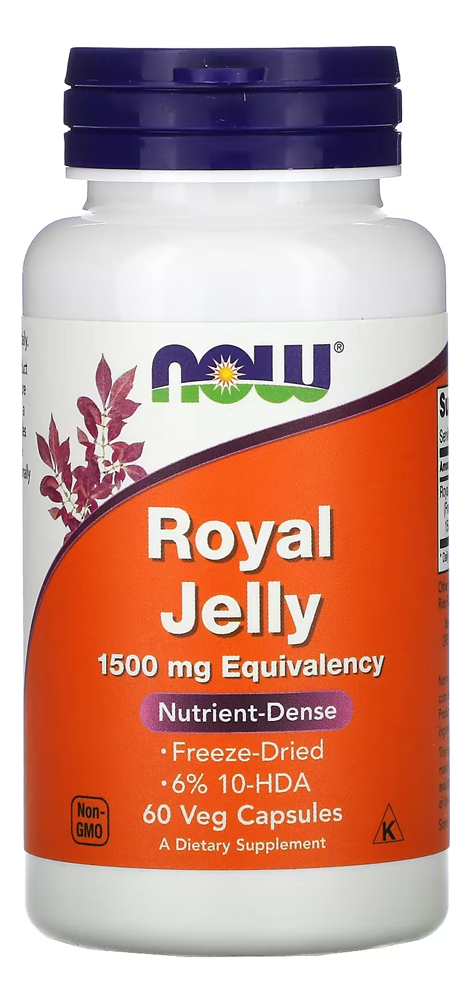 Suplemento Em Cápsula Now Foods Geleia Real Sabor Cápsulas