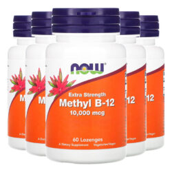 Metil B-12 Now Foods 10000mcg F. Extra 60past Importado 5un