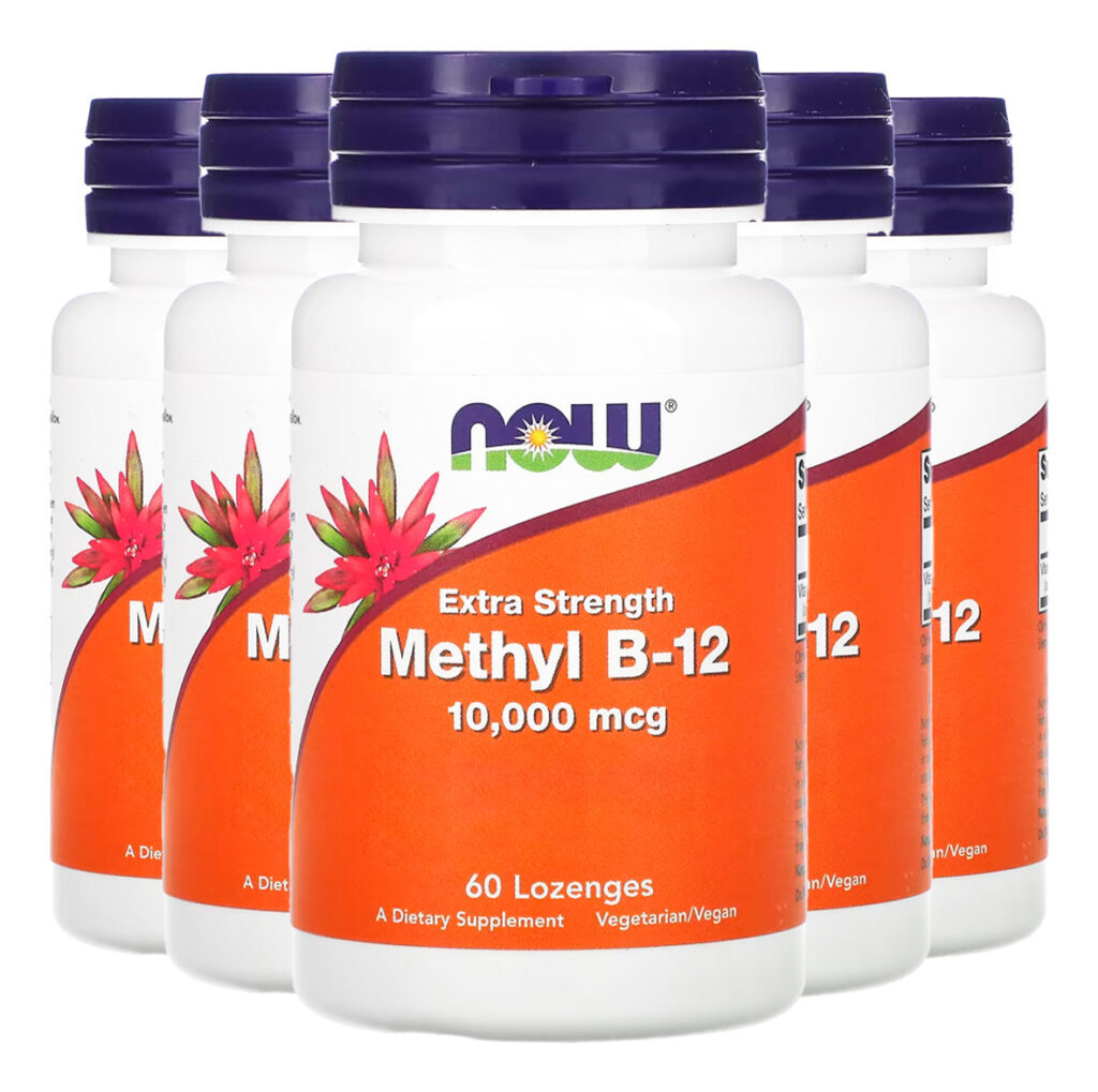 Metil B-12 Now Foods 10000mcg F. Extra 60past Importado 5un