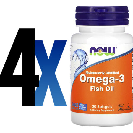 Ômega-3 Molecularmente Destilados Now Foods 30softgels 4un Sabor Sem Sabor - Imagem 3