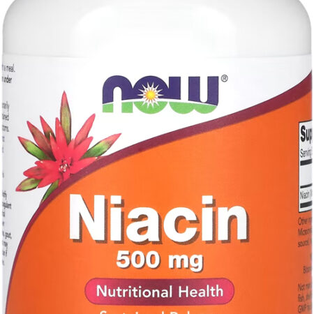 Niacina 500mg Now Foods Niacin Vitamina B-3 250 Tablets 4un - Imagem 3