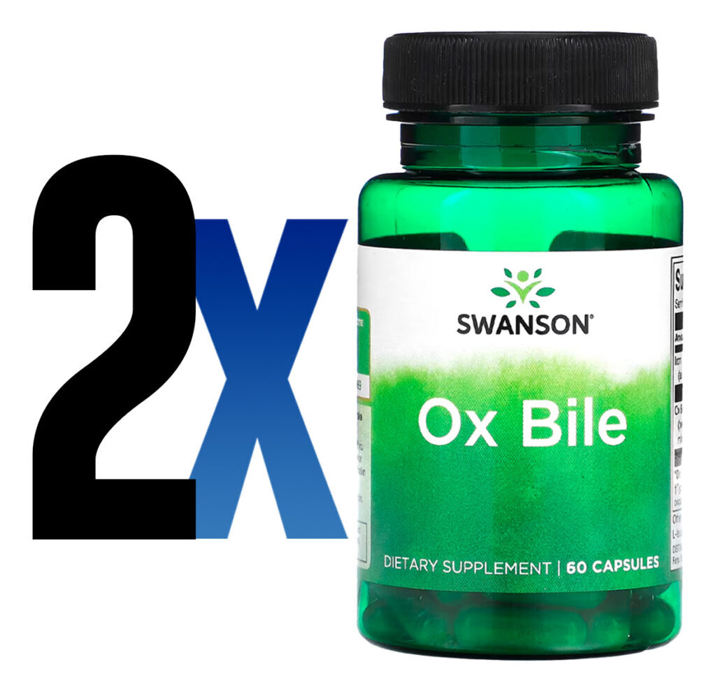 Bile De Boi Ox Bile 90mg Swanson Padronizado 60 Cápsulas 2un - Imagem 2