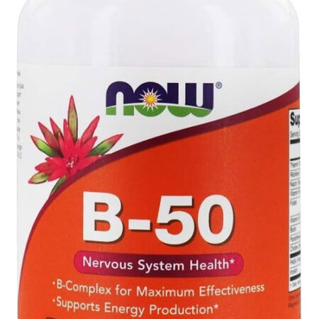 Vitamina B 50mg Now Foods Vitamin B-50 250 Veg Caps 3un - Imagem 3