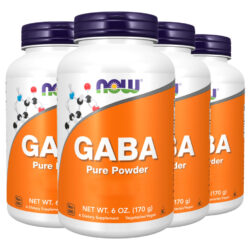 Gaba Pó Puro 170g Produto Importado 4un Now Foods
