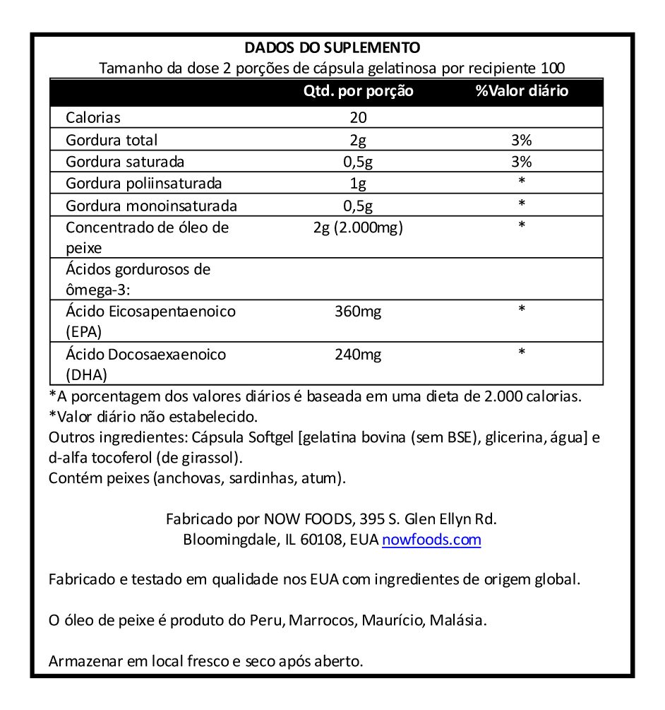 Ômega-3 Molecularmente Destilado 200soft Importado - Imagem 3