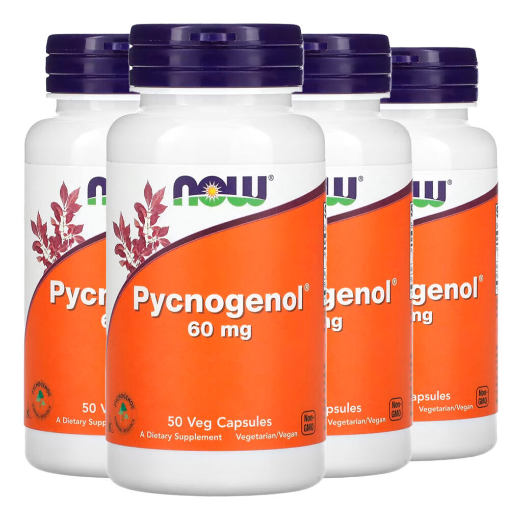 Pycnogenol 60mg Now Foods 50 Veg Caps Importado 4un