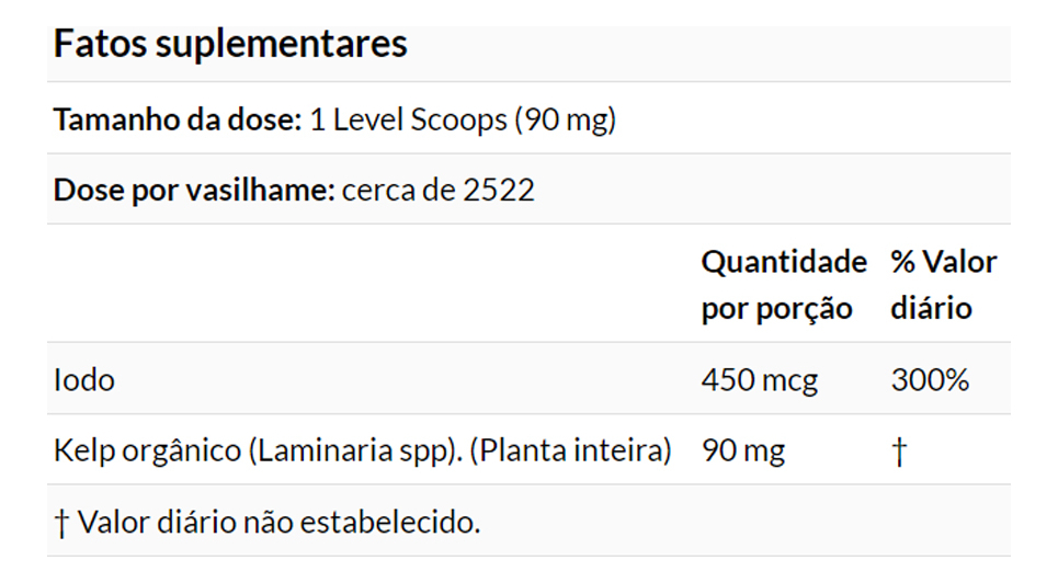 Kelp Em Pó Now Foods 227g Importado 5un - Imagem 5