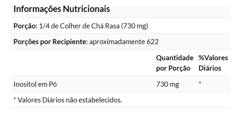 Pó De Inositol Mio-inositol 454g Importado 2un Now Foods - Imagem 5
