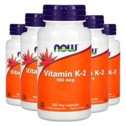 Vitamina K2 100mcg 100cáps Importado 5un Now Foods