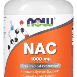 Now Foods Nac N-acetilcisteína 1000mg 120tabs Sabor Nd